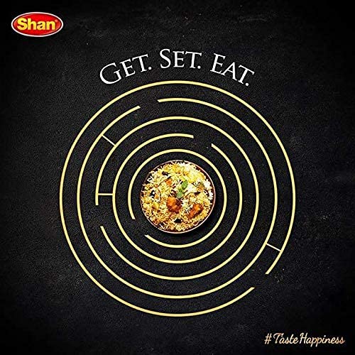 Shan Beryani Rice Arabic Seasoning Mix 2.11 Oz (60G) - Spice Powder For Arabic Style Mild Meat Pilaf - Suitable For Vegetarians