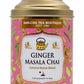 Sancha Tea Boutique, Ginger Masala Chai, Adrak Chai, Chai Masala, 25 Pyramid Tea Bags, Premium Assam Tea Chai, 100% Natural Spic