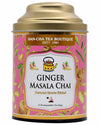 Sancha Tea Boutique, Ginger Masala Chai, Adrak Chai, Chai Masala, 25 Pyramid Tea Bags, Premium Assam Tea Chai, 100% Natural Spic
