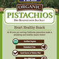 Setton Farms Premium Organic Pistachios, Dry Roasted With Sea Salt, 7 Oz Resealable Bag