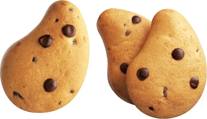 Pavesi: Gocciole Chocolate Biscuits with Chocolate drops , no palm oil - 17,6 Oz /500g , (Pack of 2)