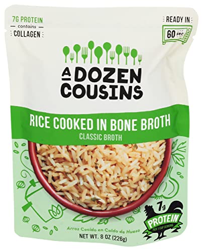 A Dozen Cousins Classic Chicken Bone Broth Rice 8 Oz