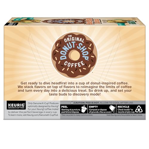 The Original Donut Shop Cookie Dough So Delicious Coffee, Single-Serve Keurig K-Cup Pods, 60 Count