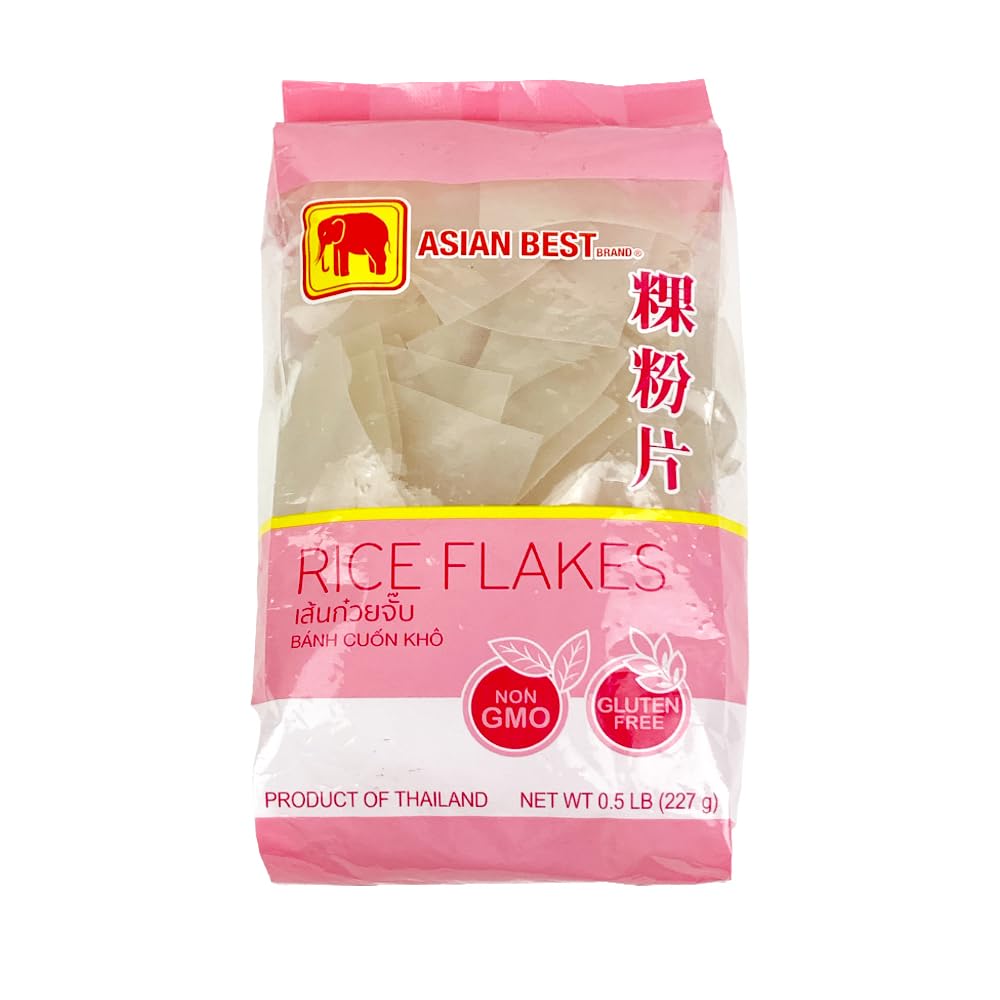 Rice Flake Noodles Asian Best, 8 oz. Packages (Set of 2)