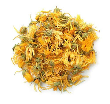 Organic Calendula Flowers - 8 Ounces- Herbal Tea - 100% Certified Organic - EarthWise Aromatics