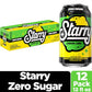 Starry Zero Sugar Lemon Lime Soda  12 Fl Oz Cans (Pack of 12)