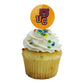 Ursinus College Secondary Logo Cupcake Picks Toppers Decoration Set Of 6