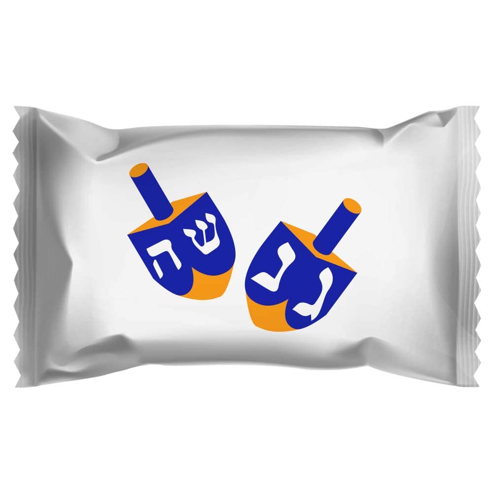 Party Sweets Holiday Themed Buttermints - 7 oz. Bags (Happy Hanukkah, 7 oz. Bag (Case of 6) 55 pieces)
