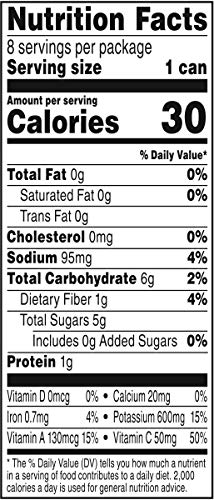 V8 Original Low Sodium 100% Vegetable Juice, 5.5 Fl Oz (48 Count)
