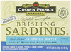 Crown Prince, Brisling Sardines in Water, 3.75 oz