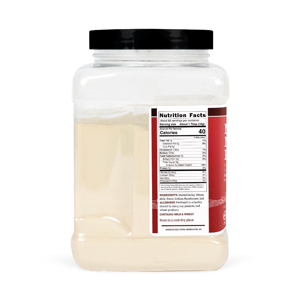 Hoosier Hill Farm Malted Milk Powder, 1.5LB (Pack of 2)