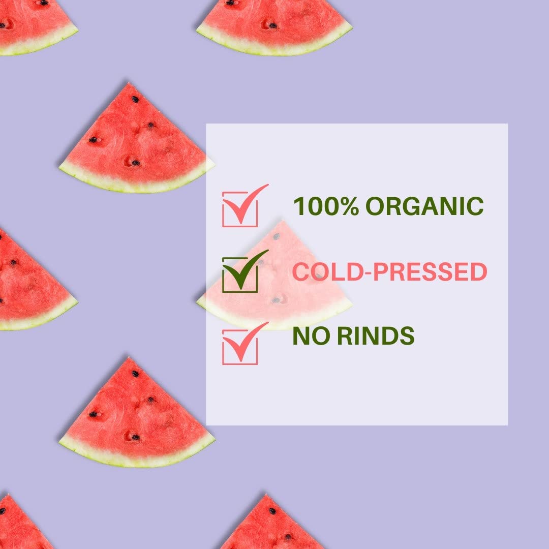Wonder Melon Organic Watermelon Juice, Cold Pressed, (Variety 6 Pack) 3 Watermelon With Basil Cucumber & 3 Watermelon With Lemon