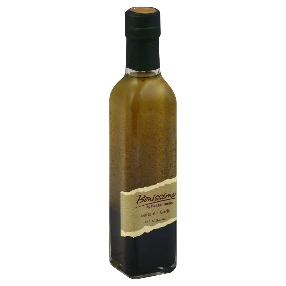 Benissimo, Oil Balsamic Garlic, 8.1 Oz, (Pack Of 6)
