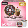 The Original Donut Shop Sundae Fundae One-Step Latte, Keurig Single Serve K-Cup Pods, 60 Count (6 Packs Of 10)