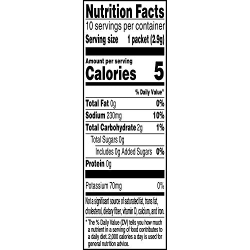 Gatorade G Zero Powder, Fruit Punch, 0.10 Oz Packets (10 Pack)