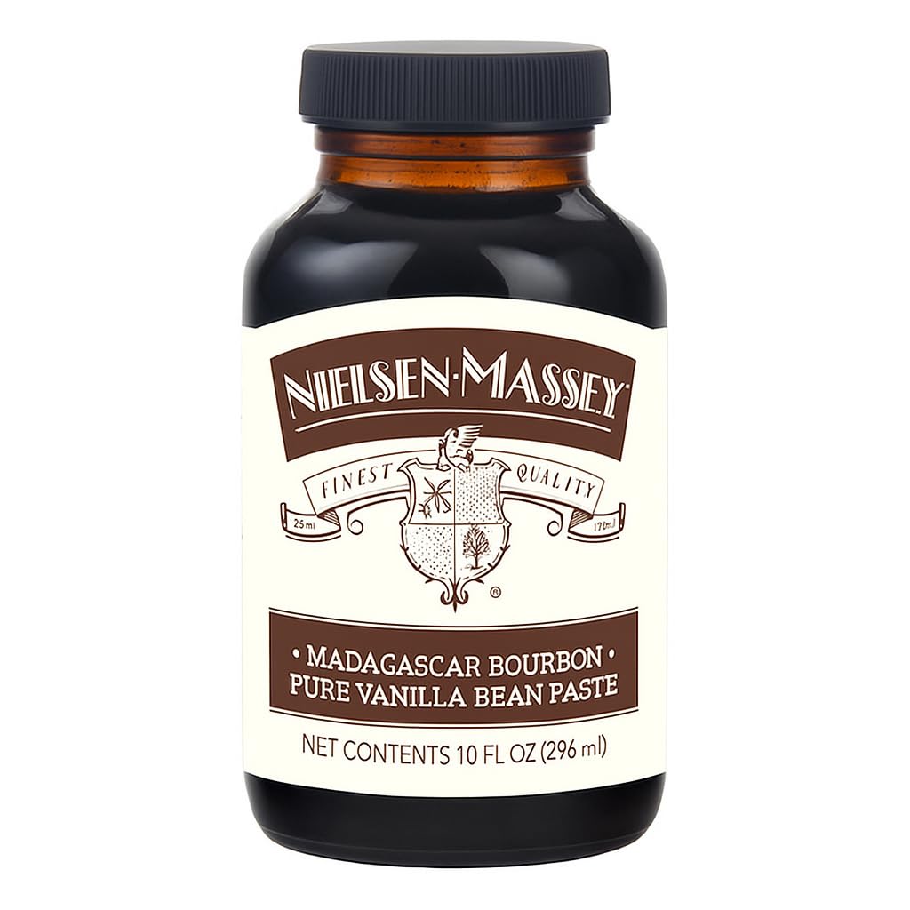 Nielsen-Massey Pure Vanilla Bean Paste  10 oz | All-Natural  Certified Kosher enhanced Baking & Cooking Vanilla with Real Bean Specks | Non-GMO & Gluten-Free