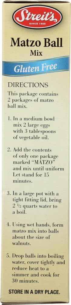 Streits Mix Matzo Ball Mix - Gluten-Free - 4.5 ounce (Pack of 3)