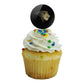 Lindenwood University Primary Logo Cupcake Picks Toppers Decoration Set Of 6