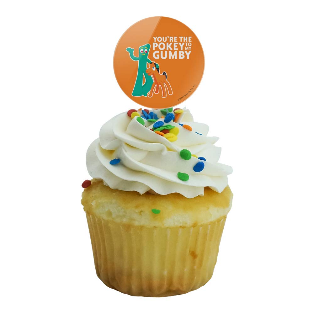 GRAPHICS & MORE Best Friends Cupcake Picks Set of 6, Acrylic, Multi-Color