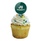 Jacksonville University Primary Logo Cupcake Picks Toppers Decoration Set Of 6