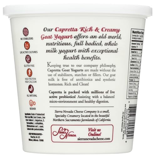 Sierra Nevada Cheese Plain Goats Milk Yogurt, 24 Oz