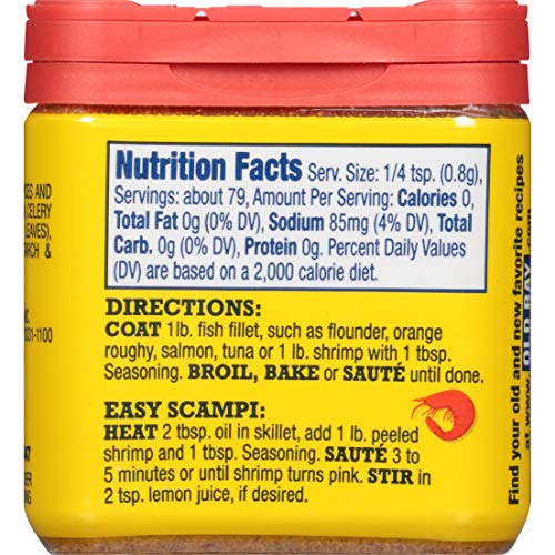 OLD BAY Garlic & Herb Seasoning, 2.25 OZ