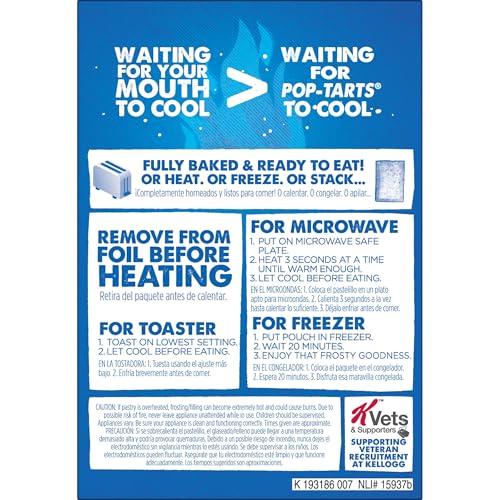 Pop-Tarts Toaster Pastries, Breakfast Foods, Kids Snacks, Frosted Smores (8 Pop-Tarts)