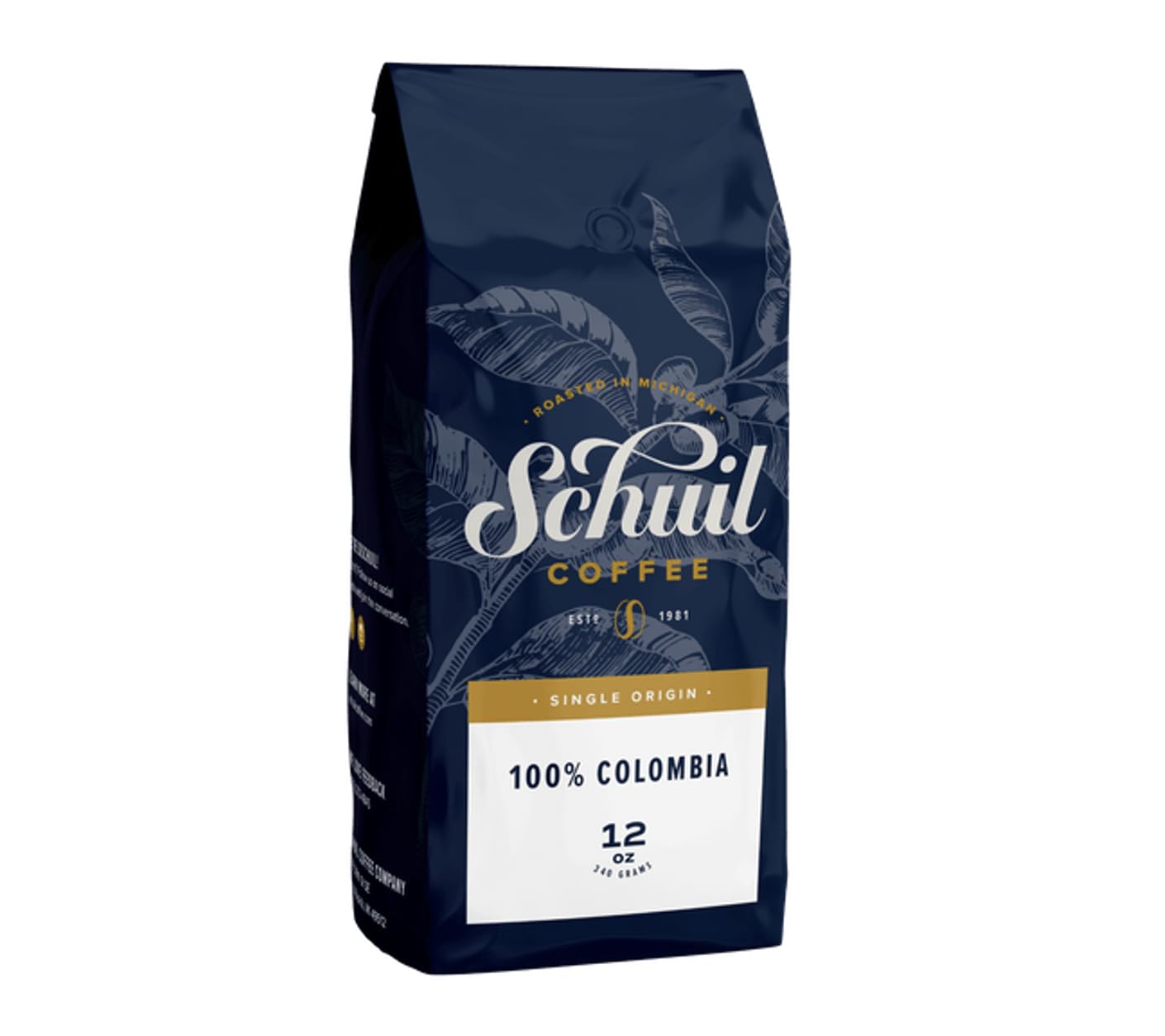 SCHUIL Whole Bean Coffee, Fair Trade, Medium Roast, 12 Ounce Bag