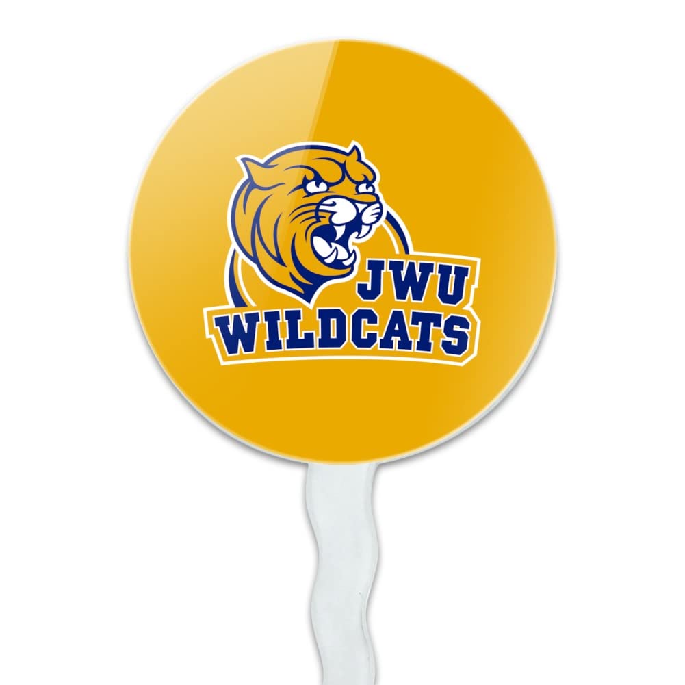 Johnson & Wales University Secondary Logo Cupcake Picks Toppers Decoration Set Of 6