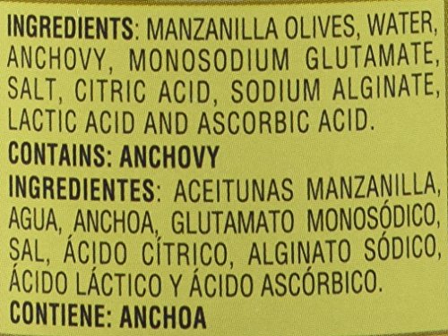 Goya Stuffed Olives Minced Anchovies 5.25 Ounce (Pack of 6)