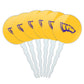 University of Wisconsin-Stevens Point Secondary Logo Cupcake Picks Toppers Decoration Set of 6