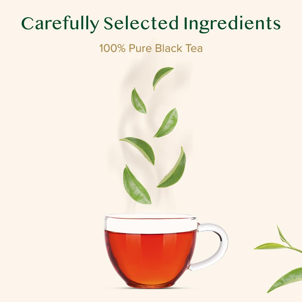 Vahdam, Unitea Black Tea Leaves +170 Cups,12Oz  Blend Of Darjeeling Tea & Assam Tea  Robust & Flavory Black Tea Loose Leaf  Unbl
