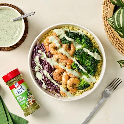 McCormick Perfect Pinch Seasoning  Green Goddess  For Adding Tangy  Herby Flavor to Chicken  Roasted Veggies  Dressings  Sauces & More  4.23 oz