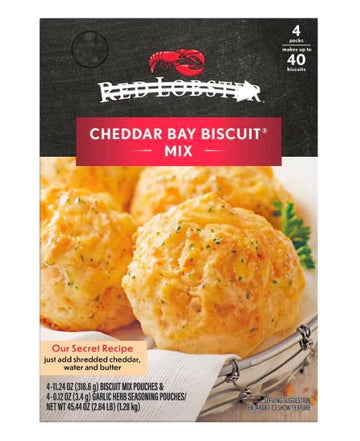 Cheddar Bay Biscuit Mix, 4 Pack, - Restaurant Style Cheesy Garlic Biscuits, Easy-to-Bake Mix for Homemade Flavor (45.4 oz)