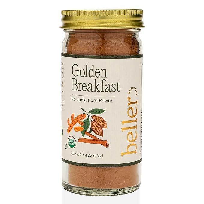 GOLDEN BREAKFAST | 1.4 oz | Organic Spice Blend Seasoning | Rachel Beller Nutrition Power Spicing