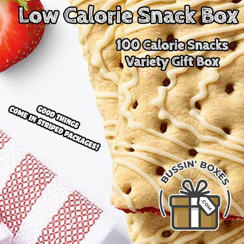 Bussin Boxes Low Calorie Snack Variety Pack - 100 Calorie Snacks, 50 Count, 0.04 Ounce Each