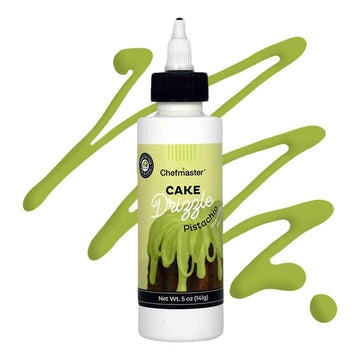 Pistachio-Flavored Cake Drizzle By Chefmaster  Edible Cake Drip Frosting For Decorating  Drip For Cakes  Cupcakes  Cookies  Donuts  5 Oz
