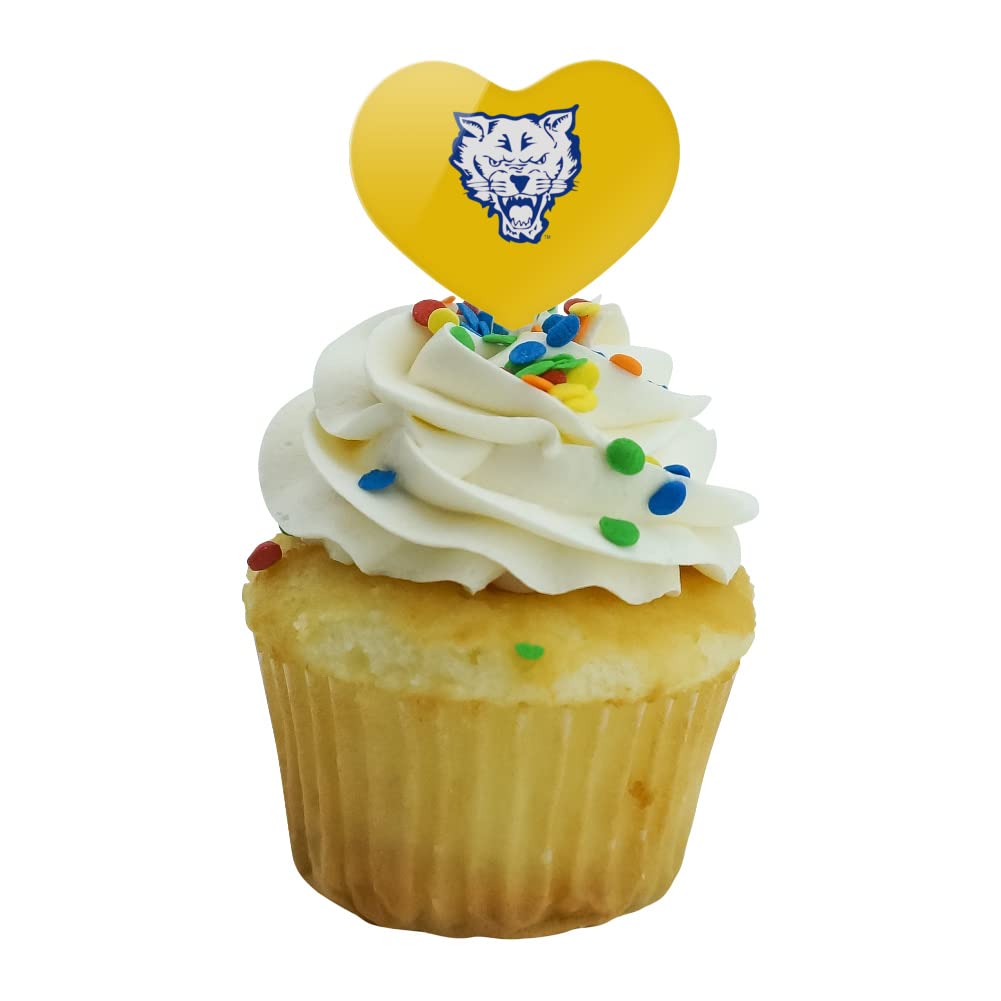 GRAPHICS & MORE Cupcake Picks Set of 6, Acrylic, Fort Valley State University Secondary Logo