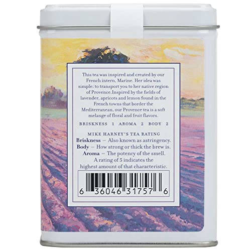 Harney & Sons Provence Tea, White Tea With Flavors Of Apricot, Lemon And Lavender