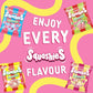 Swizzels Drumstick Squashies Rhubarb & Custard Flavour 120g (Pack of 3)