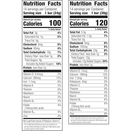 Golden Grahams Lucky Charms Breakfast Cereal Treat Bars Variety Pack, Kids Snacks, 28 ct