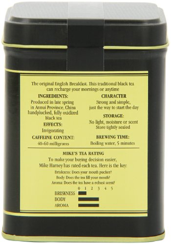 Harney & Sons Loose Leaf Black Tea, English Breakfast, 4 Ounce