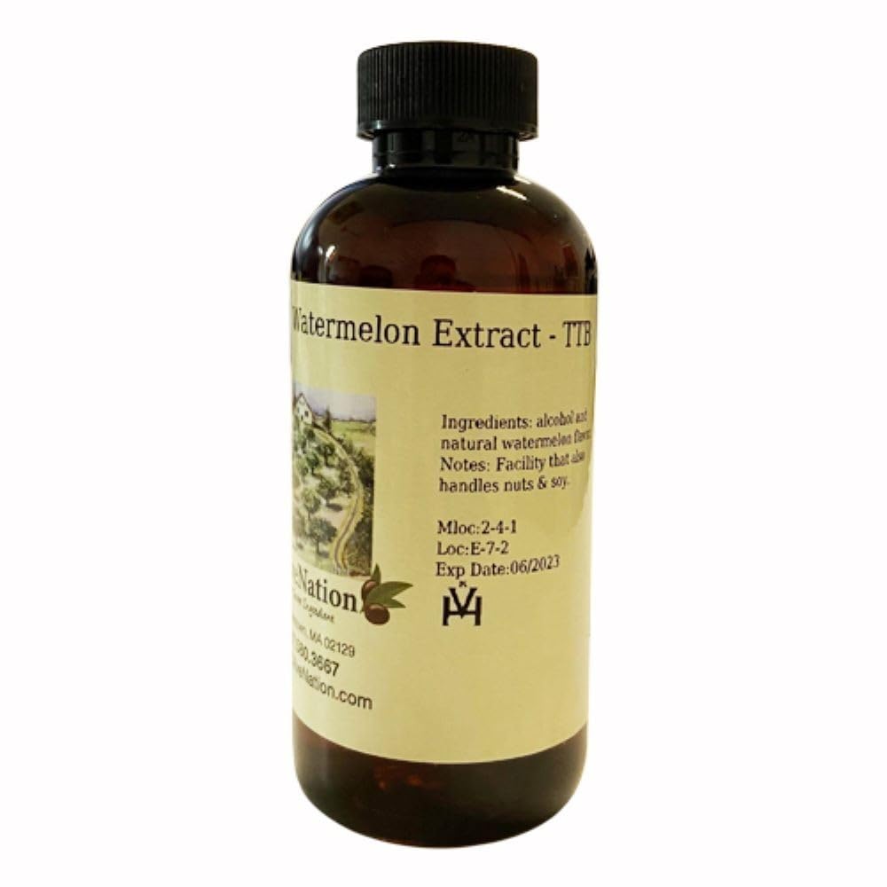 OLIVENATION Watermelon Extract - Premium Quality Flavoring for Baking - 8 Ounce