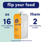 Cerebelly Organic Baby Food Pouches, Carrot Chickpea Purees, 16 Nutrients, No Added Sugar, Fiber & Non-Gmo, 4Oz, 12 Pack