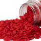 EDIBLE ACCENTS RED HEARTS- Gluten-free, Egg Free, Nuts Free, Kosher, Sprinkle Medley Mix, For Baking, Decorating, Cookies, Cupca
