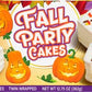 Little Debbie Fall Party Cakes, Vanilla, 10 Twin Wrapped Cakes, 12.75 OZ Box