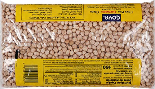 Goya Foods Chick Peas, Garbanzo Beans, Dry, 4 Pound (Pack Of 6)