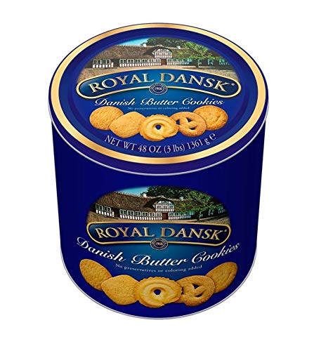 Danish Butter Cookies, 3 Lb. Tin