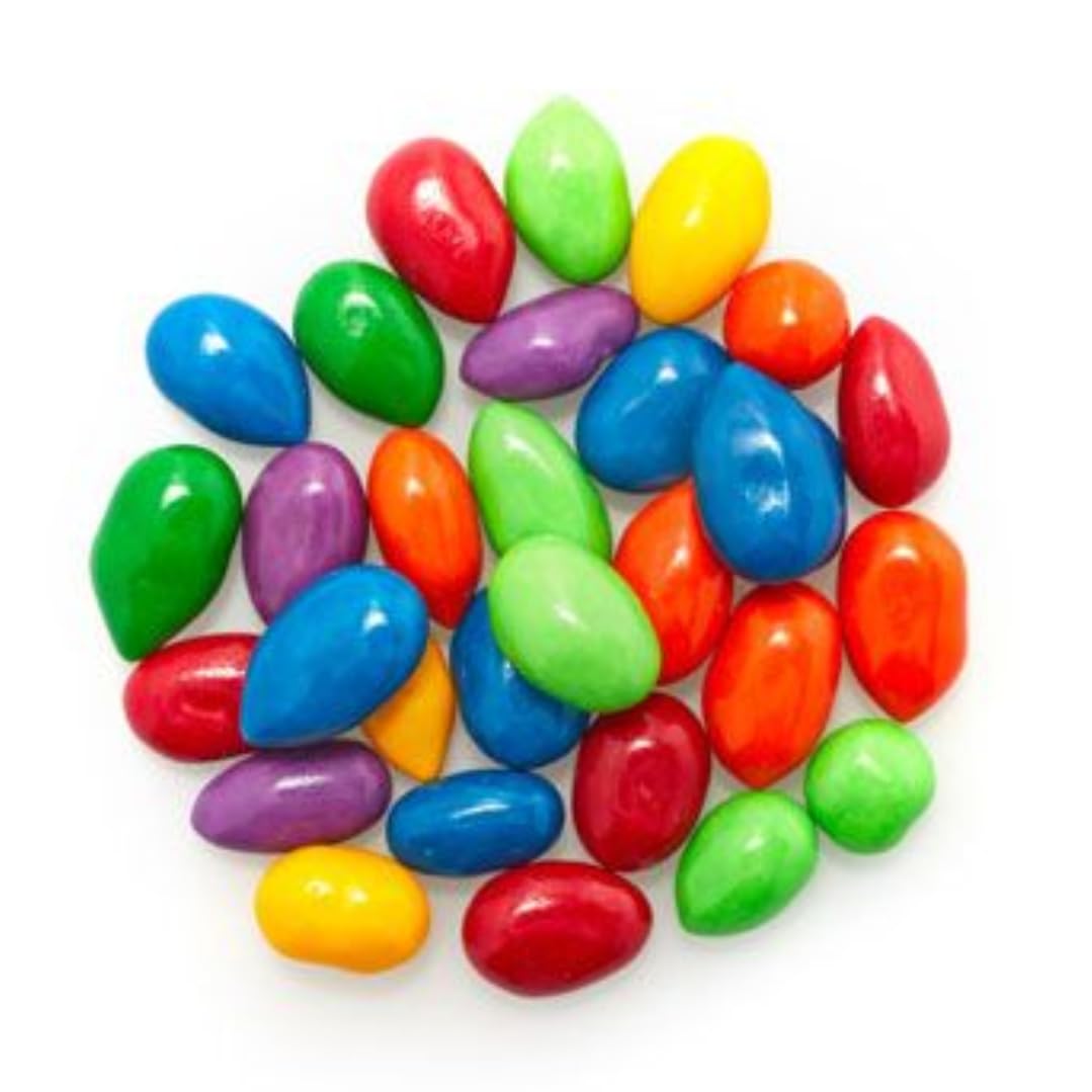 Sunbursts Regular Mix - Candy Coated, Chocolate Covered Sunflower Seeds - Gift Pack Of 2, 2.5 Oz. Resealable Tubes By Lyzas Sweets &