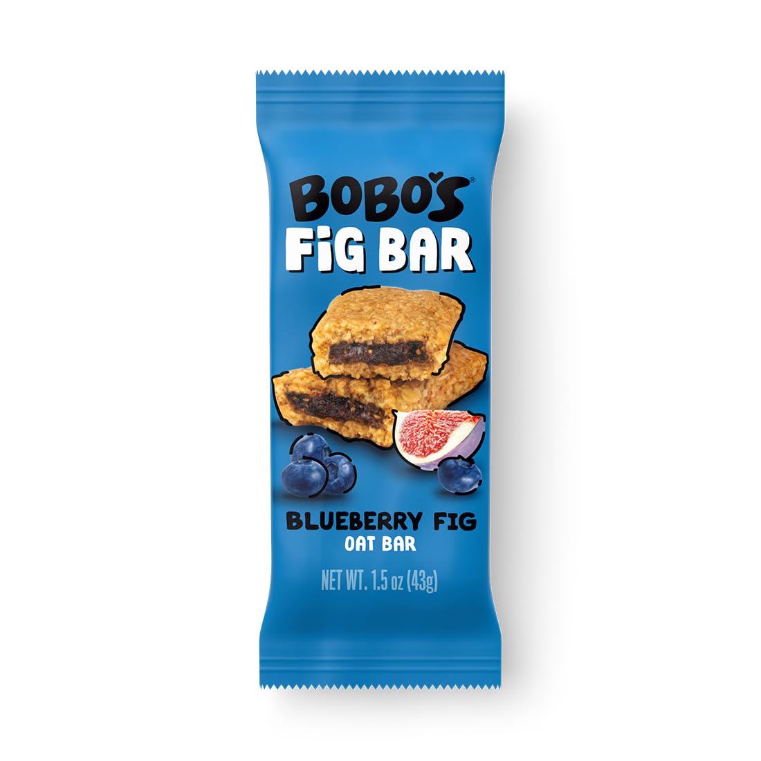 Bobos Blueberry Fig Bar, Soft Baked, Non-GMO, Vegan, Gluten Free, 30 Count